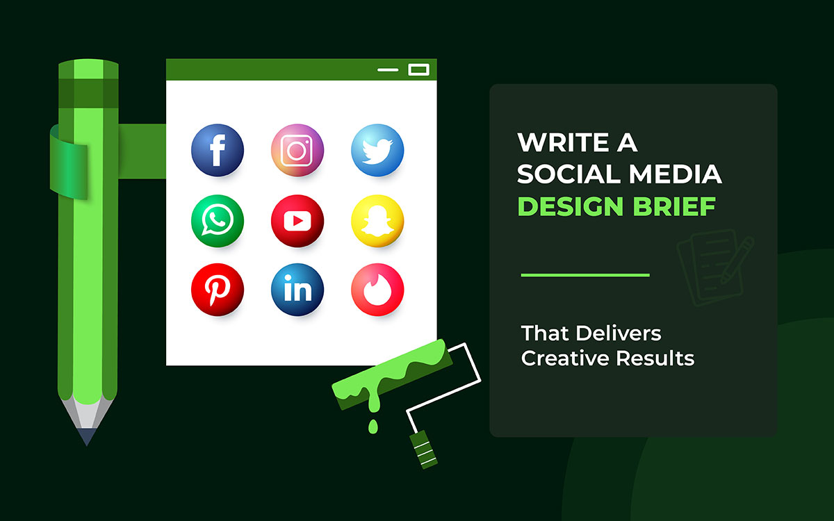 how to write a social media design brief