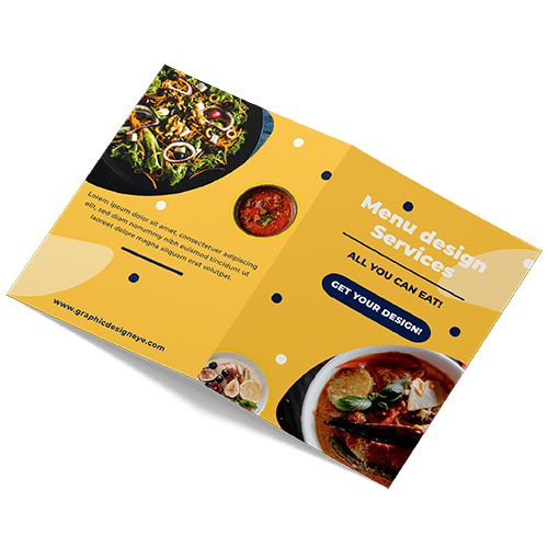 menu design service