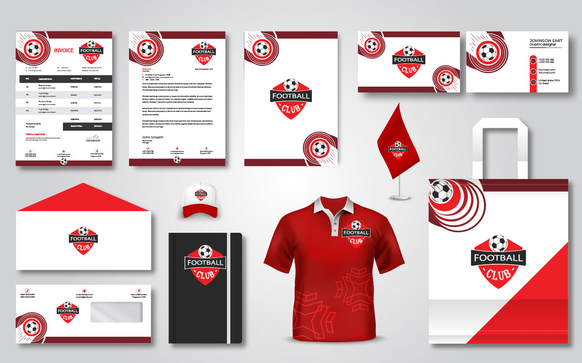 club branding design