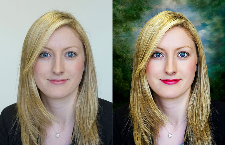 high-end photo retouching