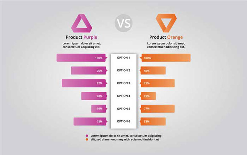 comparison infographic design