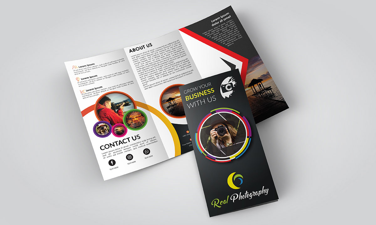 photography studio brochure design