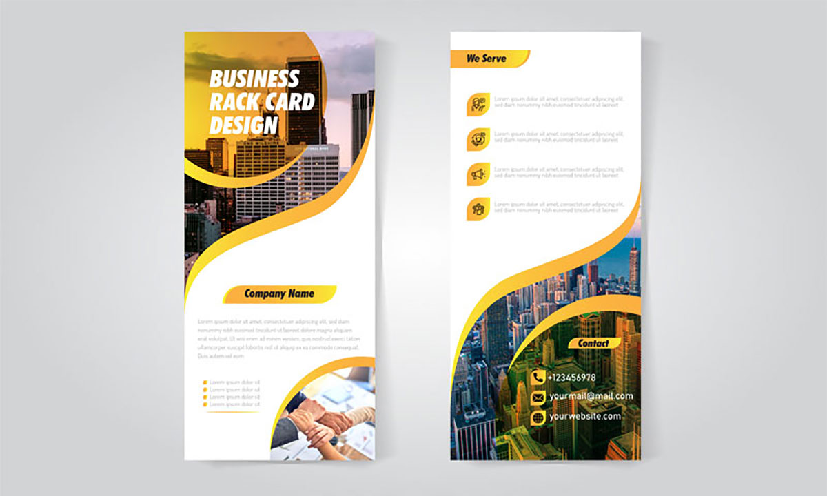 rack card design price list