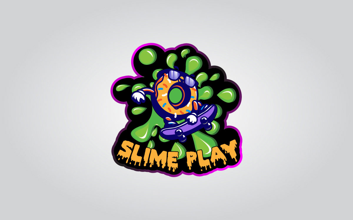 slime logo design